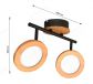 FSC Pine Wood Round Spotlights 2 Head