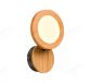 FSC Pine Wood Round Spotlights Single Head