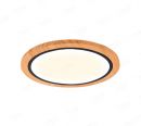 310mm Diameter Round FSC Wood Frame LED Ceiling Light