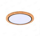 310mm Diameter Round FSC Wood Frame LED Ceiling Light