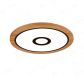 410mm Diameter RGB in Centre Round FSC Wood Frame LED Ceiling Light 90005