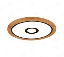 410mm Diameter RGB in Centre Round FSC Wood Frame LED Ceiling Light 90005