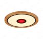 510mm Diameter RGB in Centre Round FSC Wood Frame LED Ceiling Light