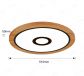 510mm Diameter RGB in Centre Round FSC Wood Frame LED Ceiling Light