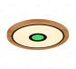 600mm Diameter RGB in Centre Round FSC Wood Frame LED Ceiling Light 90006