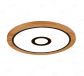 600mm Diameter RGB in Centre Round FSC Wood Frame LED Ceiling Light 90006