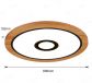 800mm Diameter RGB in Centre Round FSC Wood Frame LED Ceiling Light 90008