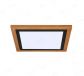 300x300mm Square FSC Wood Frame LED Ceiling Light