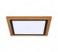 400x400mm Square FSC Wood Frame LED Ceiling Light