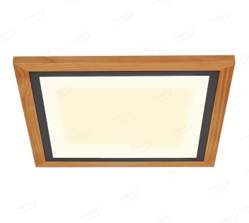 600x600mm Square FSC Wood Frame LED Ceiling Light