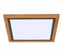 600x600mm Square FSC Wood Frame LED Ceiling Light