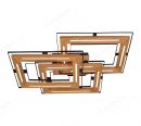 875x590mm FSC Pine Wood Triple Frame Indoor LED Ceiling Light 90065