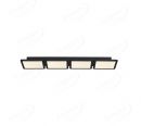 Four Head Square Black Color Changing LED Panel Ceiling Light 70024