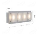 660x140mm LED Integrated LED Wall Lamp Ceiling light with Four Head 70071