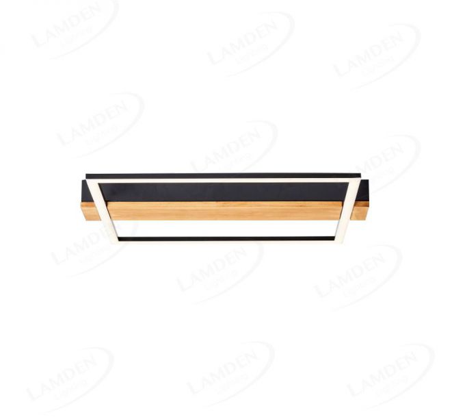 450x400mm LED Frame Light with Wood Board Base Decoration Ceiling Light 70077