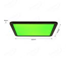 400x400mm Aluminum Die Casting CCT+RGB Main Light LED Panel Lamp 60005