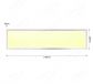 1195x295mm Nickel Surface RGB Backlight with CCT Main Light Panel 60004