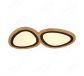 784x418mm Big Stone Two Head FSC Wood Decoration LED Ceiling Light 90023