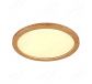 Round 380mm FSC Pine Wood Indoor LED Ceiling Light 90028