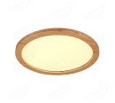 Round 380mm FSC Pine Wood Indoor LED Ceiling Light 90028