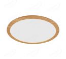 Round 480mm FSC Pine Wood Indoor LED Ceiling Light 90029