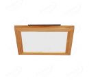 Square 280x280mm FSC Pine Wood Indoor LED Ceiling Light 90030