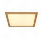 Square 480x480mm FSC Pine Wood Indoor LED Ceiling Light 90032