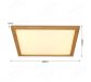 Square 480x480mm FSC Pine Wood Indoor LED Ceiling Light 90032