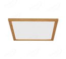 Square 480x480mm FSC Pine Wood Indoor LED Ceiling Light 90032