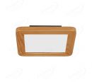 230x230mm Square Circle FSC Pine Wood Indoor LED Ceiling Light 90036