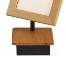 130x130mm FSC Wood Square Single Head Spotlights 90055